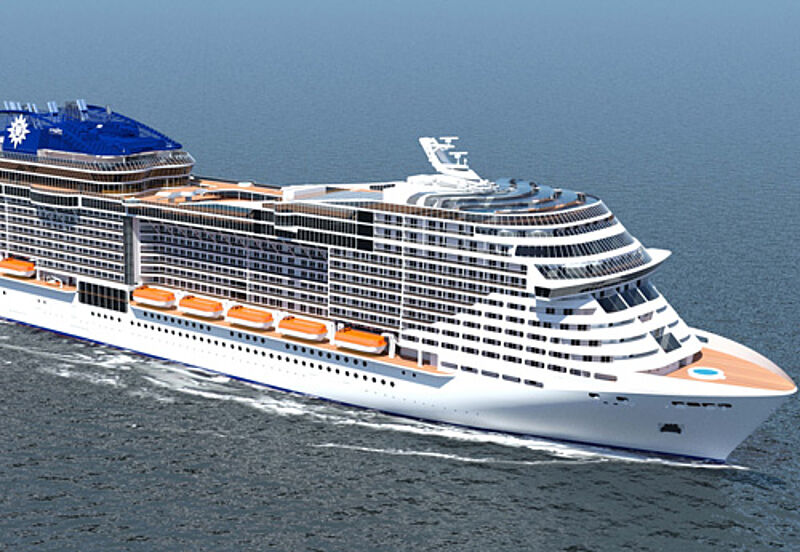 So sollen die neuen MSC-Schiffe aussehen. Foto: MSC Cruises