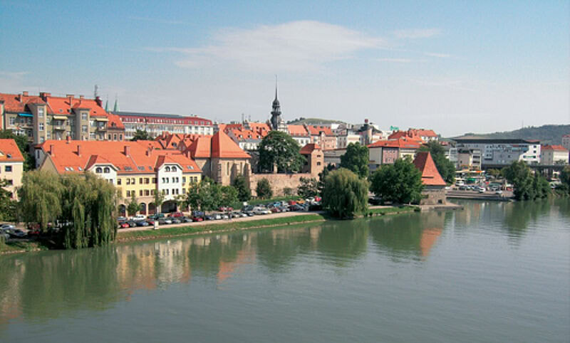 Maribor an der Drau will Kulturhauptstadt 2012 werden.