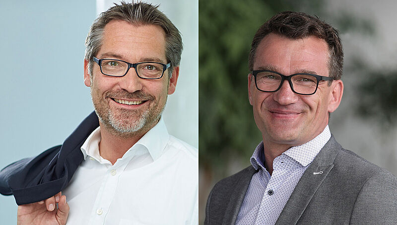 Michael Baden (links) wechselt von Sea Cloud Cruises zu Nicko Cruises, Carsten Sühring von Hapag-Lloyd Cruises zu Sea Cloud Cruises