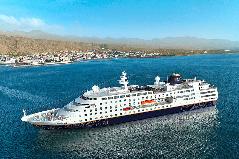 Die Hamburg unternimmt im übernächsten Winter eine 133-tägige Reise auf vier Kontinente. Foto: Plantours Kreuzfahrten