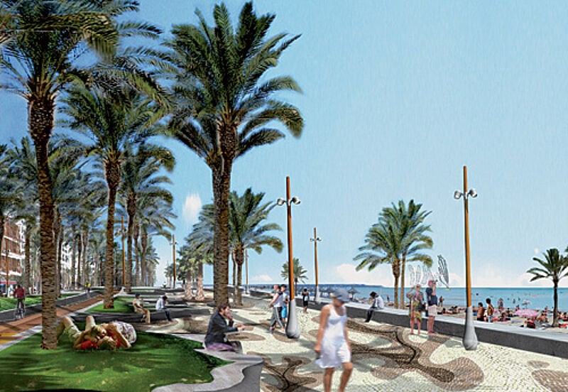 So soll die Playa de Palma einmal aussehen – wenn sie denn wirklich umgebaut wird
