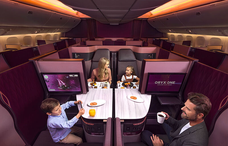 Jetzt noch komfortabler: die neue „Qsuite Next Gen“ von Qatar Airways