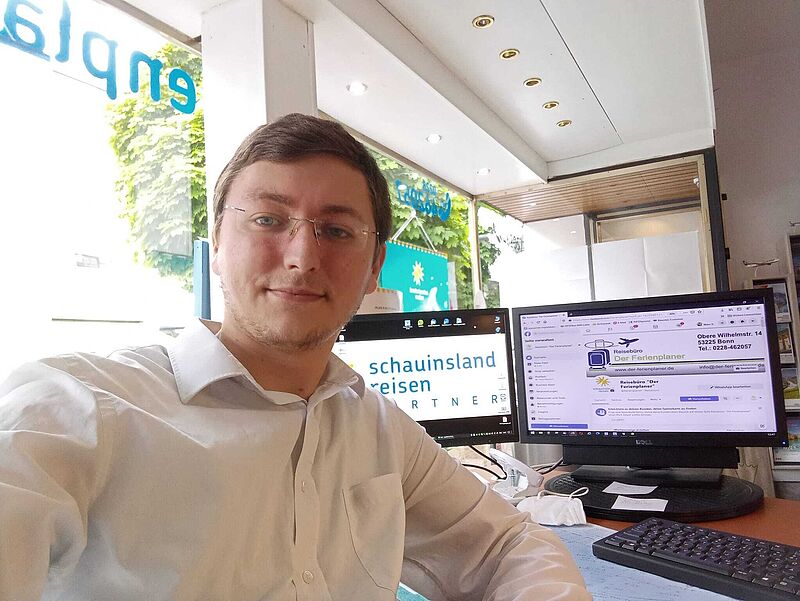 Reisebüro-Inhaber Marc Plaetrich. Foto: privat