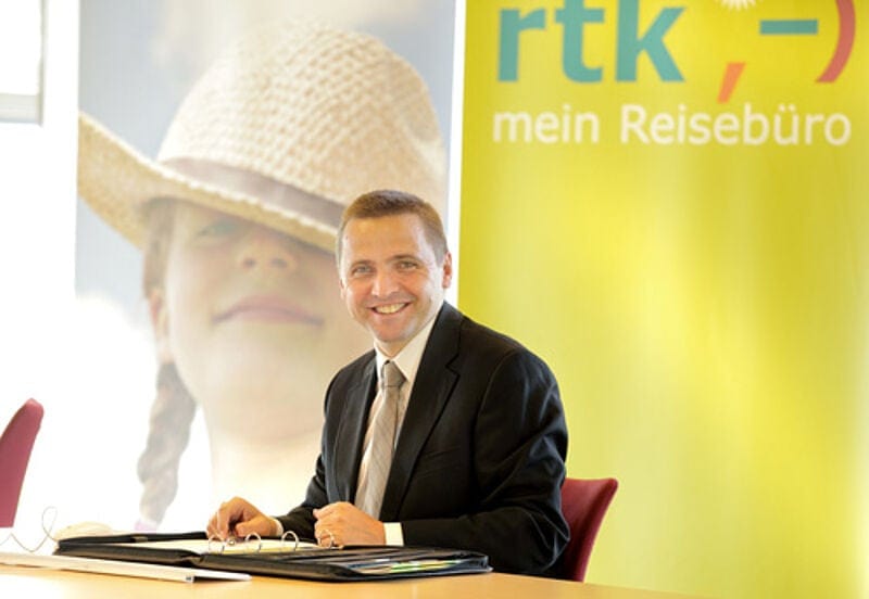 RTK-Chef Thomas Bösl will die Reisebüros finanziell entlasten und Verkäufern Incentives bieten