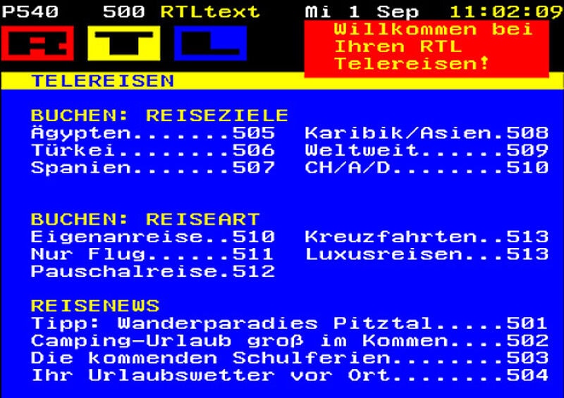 Über den Teletext des Privatsenders RTL sollen Betrüger falsche Reiseangebote gemacht haben