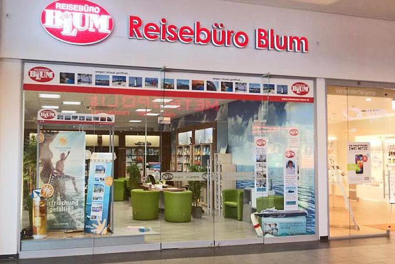 Filiale des Reisebüros Blum im Mannheimer Kurpfalz Center