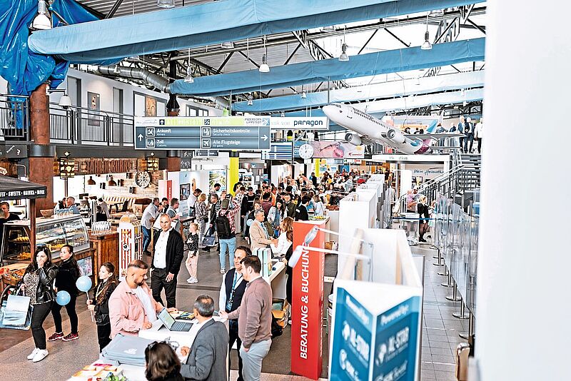 Der Andrang auf der Messe war riesig