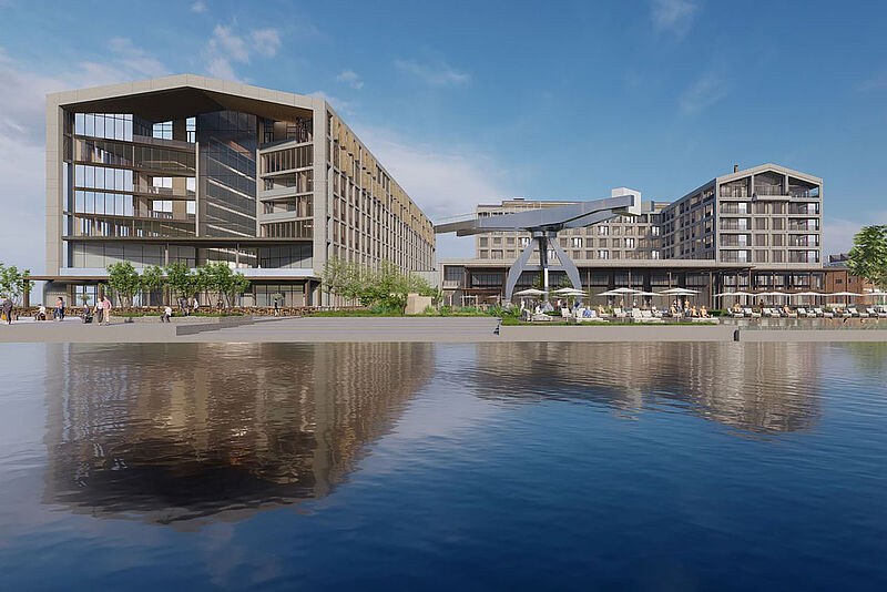 Von den meisten Zimmern des Rixos Tersane Istanbul hat man einen Ausblick auf das Goldene Horn