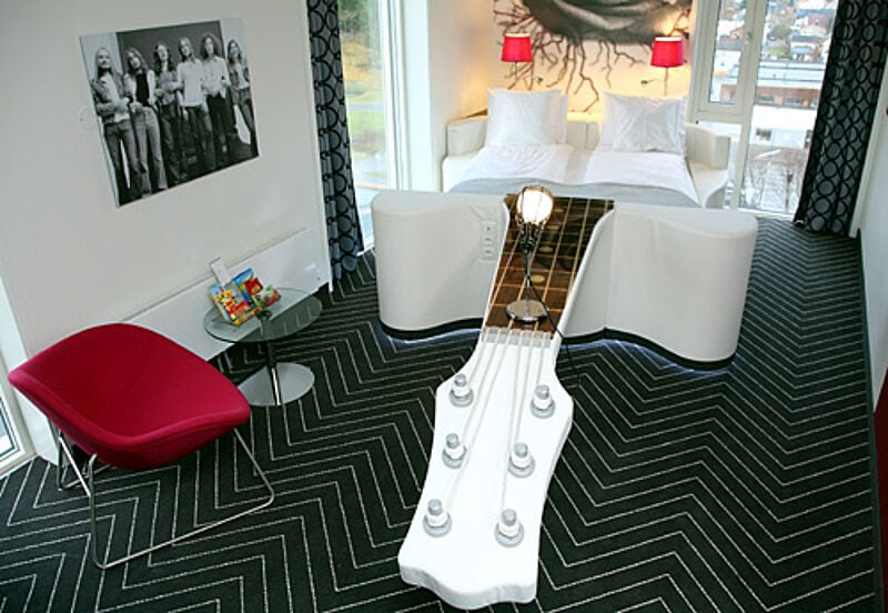 Ein Muss für Fans der Rockmusik: das Rica Rock City Hotel in Norwegen