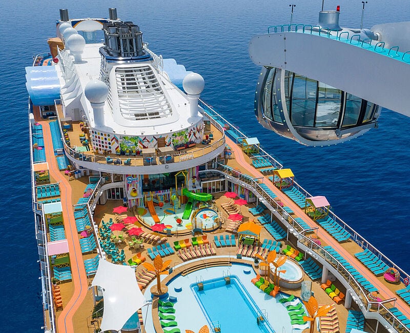 Die Odyssey of the Seas kreuzt im Sommer im Mittelmeer. Foto: Royal Caribbean International