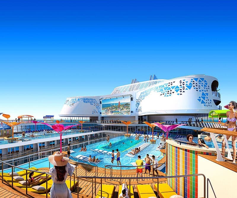 Die im März debütierende Wonder of the Seas für fast 7.000 Passagiere ist das größte Kreuzfahrtschiff der Welt