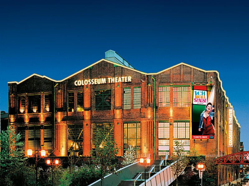 Im Musical-Theater Colosseum in Essen verschmelzen Historie und Moderne.