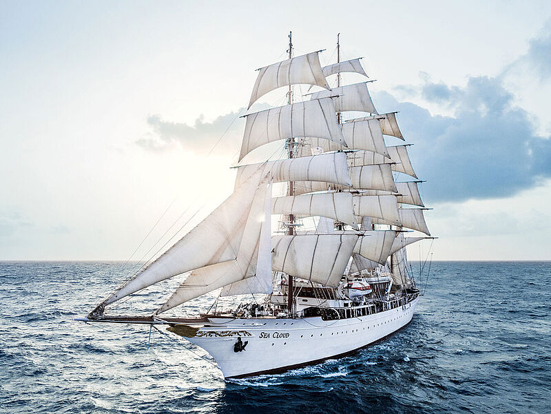 Für den beliebten Windjammer Sea Cloud endet die Saison 2025 bereits im Oktober. Foto: Sea Cloud Cruises