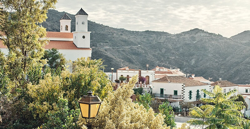 Am ersten Tag führt die Wanderung bis ins Bergdorf Tejeda