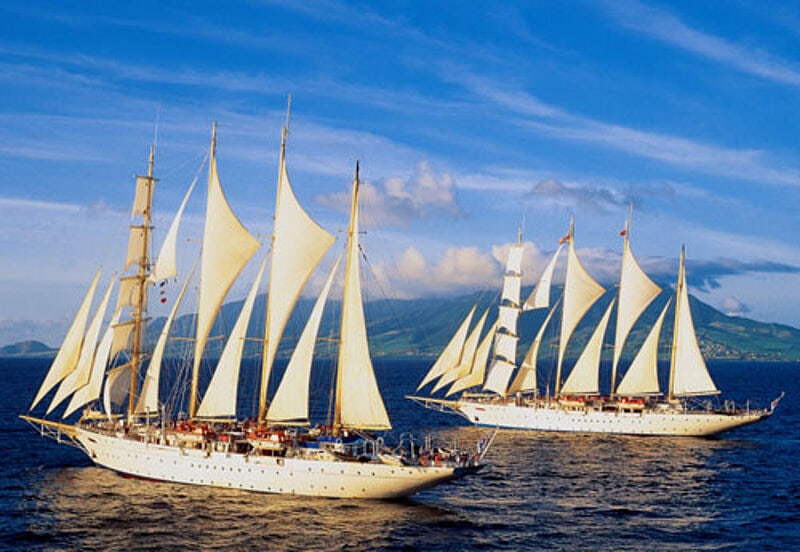Die Schwesterschiffe Star Flyer und Star Clipper segeln 2016 in neuen Revieren
