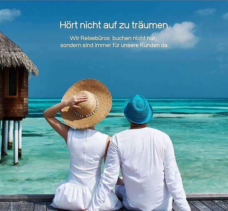 Darf von allen Reisebüros genutzt werden: Motiv von TLT Urlaubsreisen. Foto: TLT Urlaubsreisen