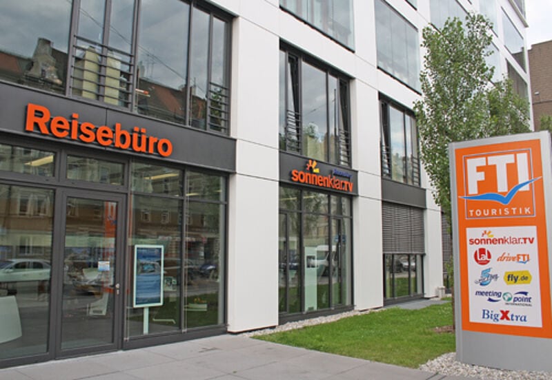 Die TVG sitzt gemeinsam mit dem Flagship-Reisebüro von Sonnenklar in  der Zentrale von FTI in München