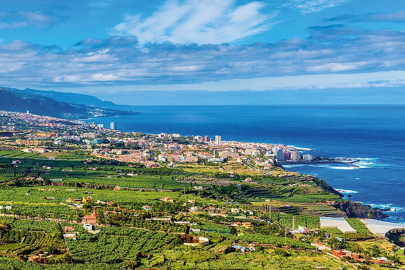 Puerto de la Cruz ist ein grünes Kleinod im Norden Teneriffas