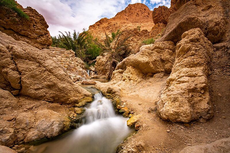 Ungewöhnlich: die Bergoase Chebika bei Tozeur