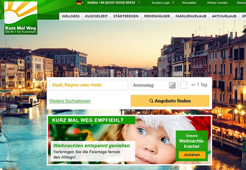 Der Veranstalter Fit Reisen hat sich Kurz-mal-weg.de geschnappt