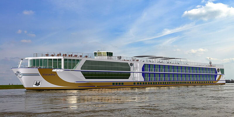 Neues Highlight: die Vista Sky, die ab März 2020 auf dem Rhein kreuzt