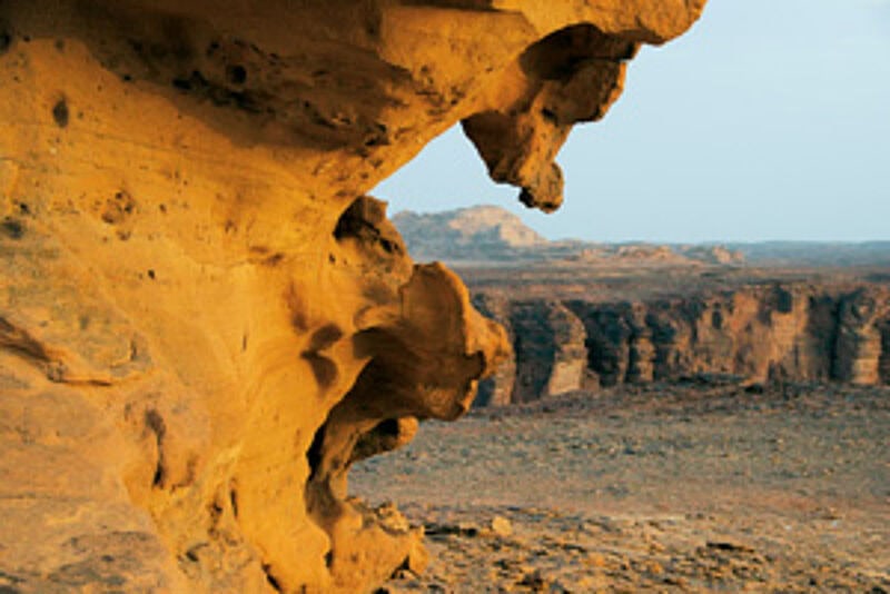 Wenige hundert Kilometer von Jordanien entfernt: die Schlucht Al Haweyah.