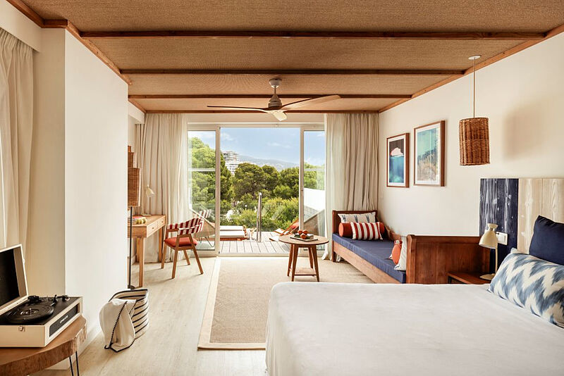So ähnlich wie hier im Zel Mallorca sollen auch die Zimmer im Zel Sayulita aussehen