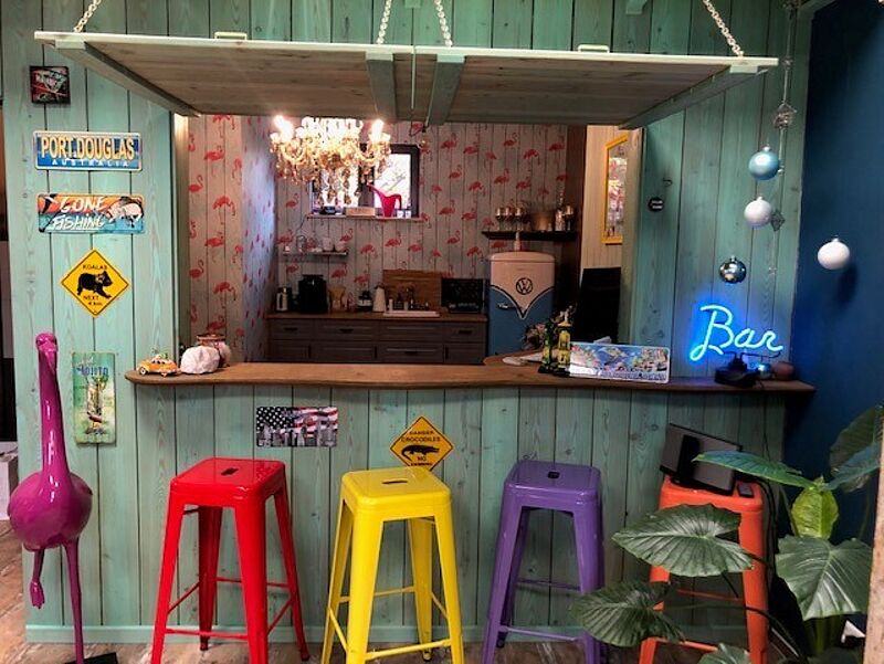 Einer der Hingucker: die Bar