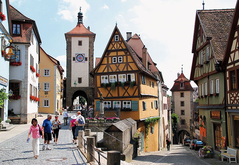 Sehnsuchtsziel von Japanern und Amerikanern: Rothenburg ob der Tauber. Foto: aze