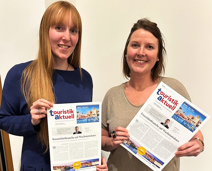 ta 05/24: Melissa Werner (links) und Ingrid Ross vom Holiday Land Reisebüro Werner in Bensheim