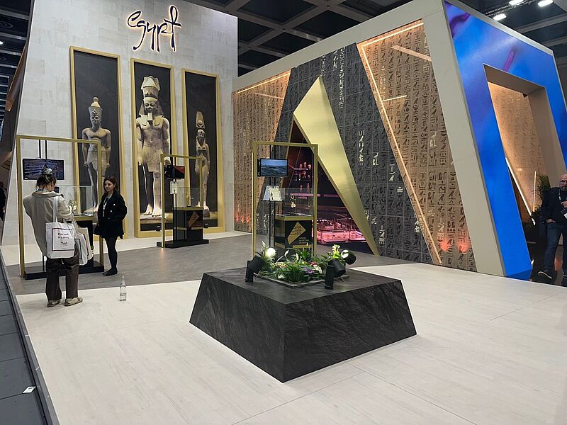 Ausstellungsfläche von Ägypten auf der ITB