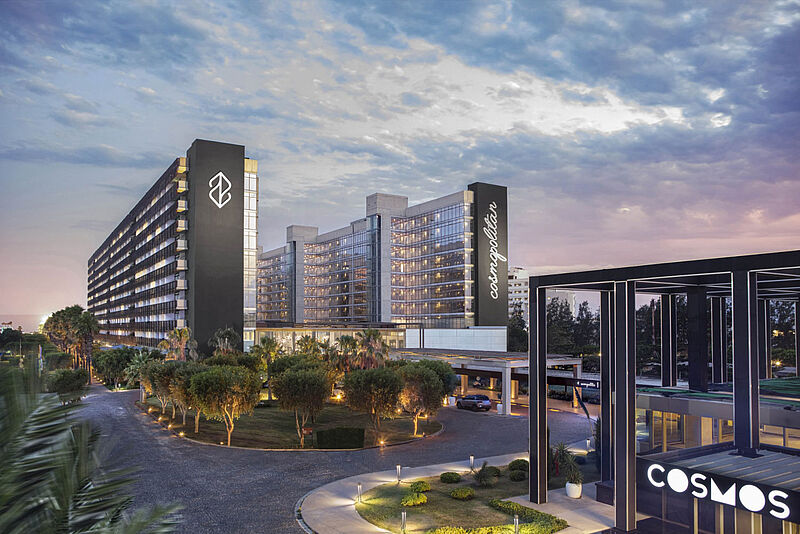 Frisch renoviert: Das Nirvana Cosmopolitan in Antalya-Lara ist Gastgeber der Red Carpet Night 2024. Foto: Anex Tour