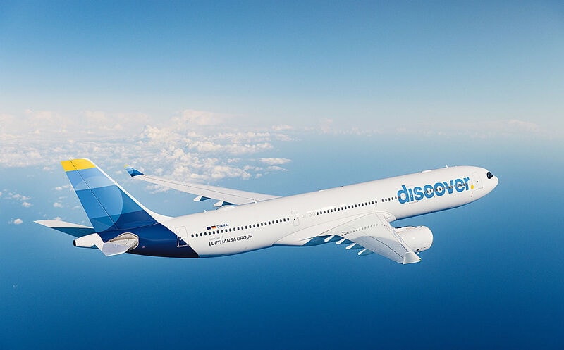 A330-Flieger von Discover Airlines: Zwei dieser Maschinen werden in München stationiert