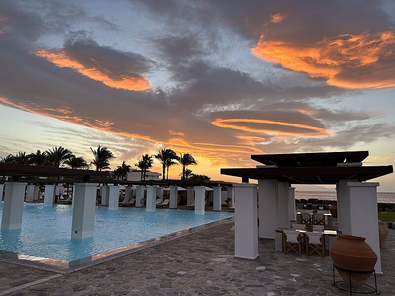 Abendstimmung im Grecotel Amirandes