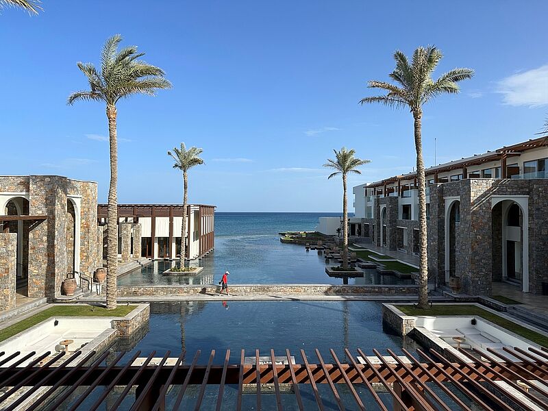Perfekter Gastgeber des Events: das Grecotel Amirandes in der Nähe von Heraklion