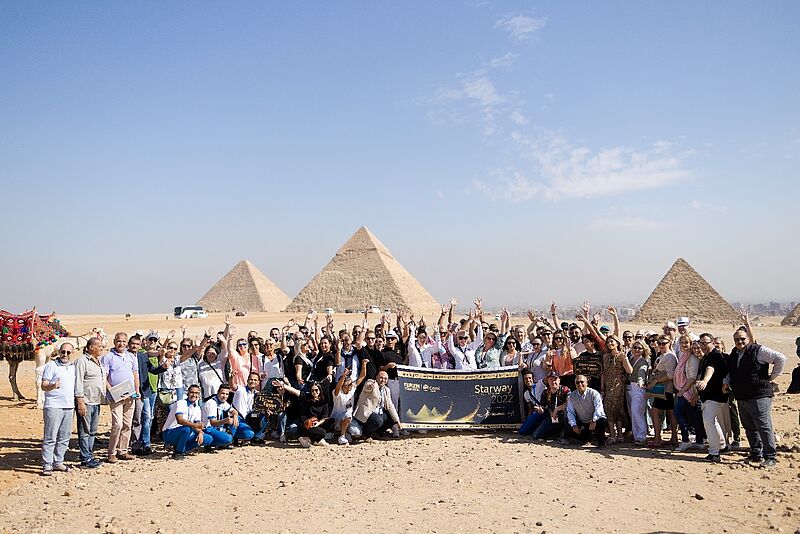 Ein Highlight der Reise: ein Besuch der Pyramiden von Gizeh