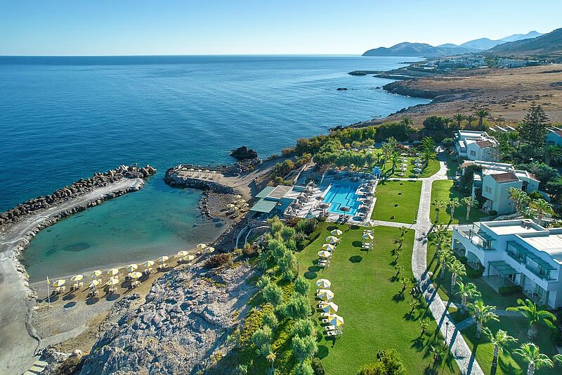 Das Iberostar Creta Selection Marine verfügt über drei private und geschützte Sandbuchten