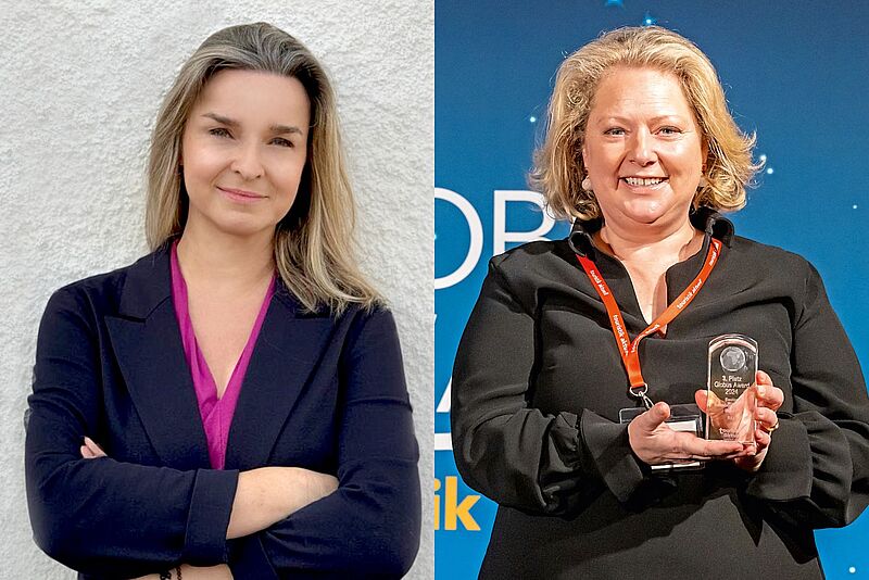 Wechsel im Riu-Vertriebsteam: Beatrice Krah (links) folgt auf Kathrin Scupin, hier beim Globus Award von touristik aktuell