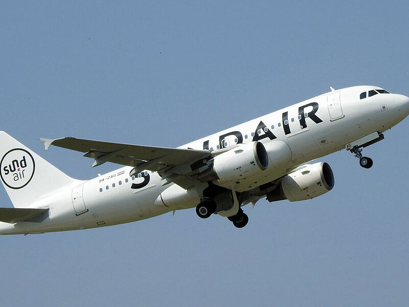 Startet ab Herbst auch in Münster/Osnabrück: Ferienflieger Sundair. Foto: Sundair