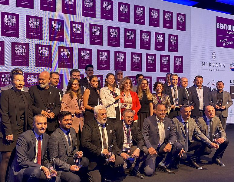 Dank für gute Zusammenarbeit: Hotelpartner des Ben Swiss Clubs