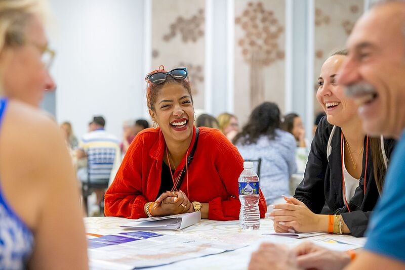 Gute Stimmung beim Kuba-Workshop: Anna Monaco (DTPU Der Reisebaron, Alsdorf)