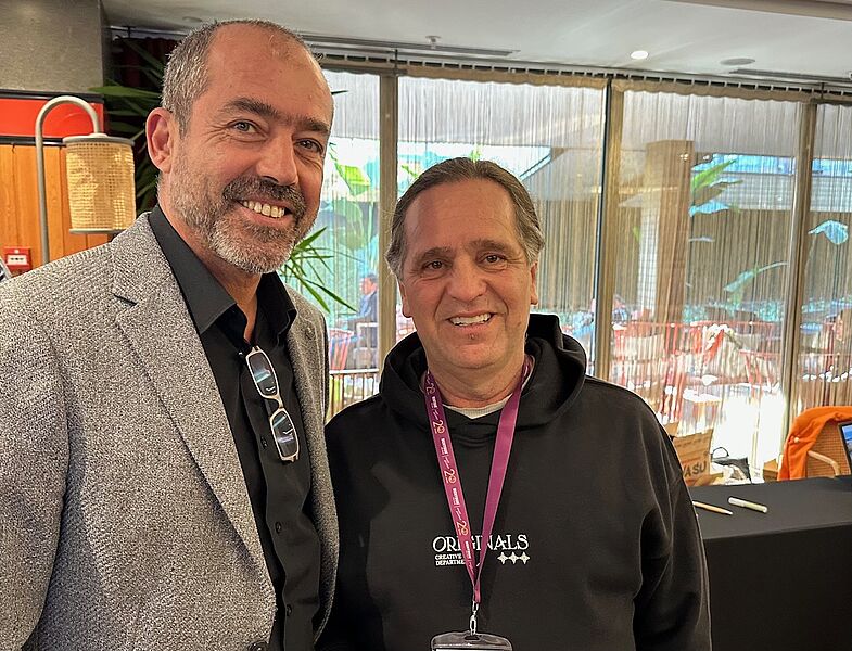 Irfan Güner vom Reiseshop Lorch mit Levent Altindal, Sales Director der Dreamworld Hotels