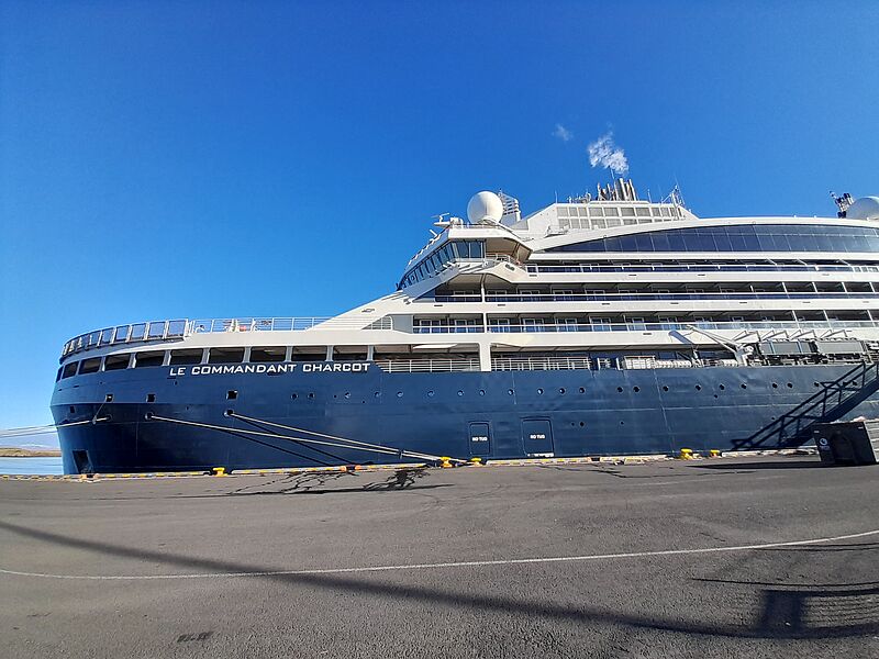 Das Schiff ist auf 245 Passagiere ausgelegt