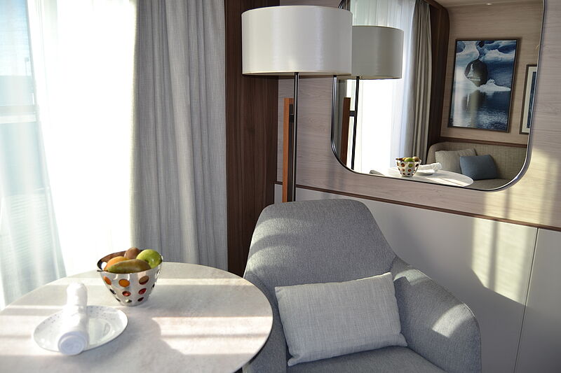 Die Deluxe-Suiten verfügen unter anderem über eine Leseecke…