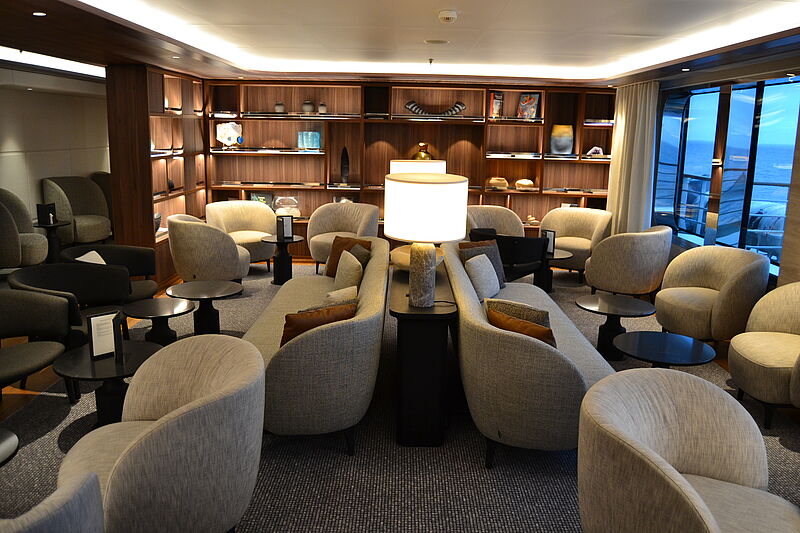 Die öffentlichen Lounges sind gemütlich eingerichtet