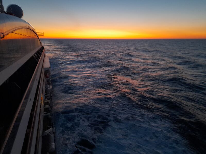 Sonnenuntergang, aufgenommen auf dem Observation Deck