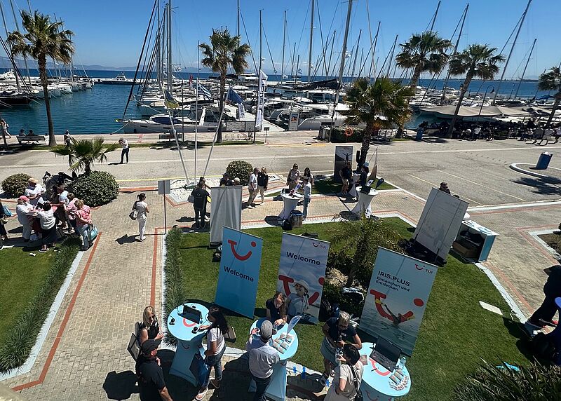 Die Reisemesse sowie die Workshops fanden in der Marina von Kos-City statt
