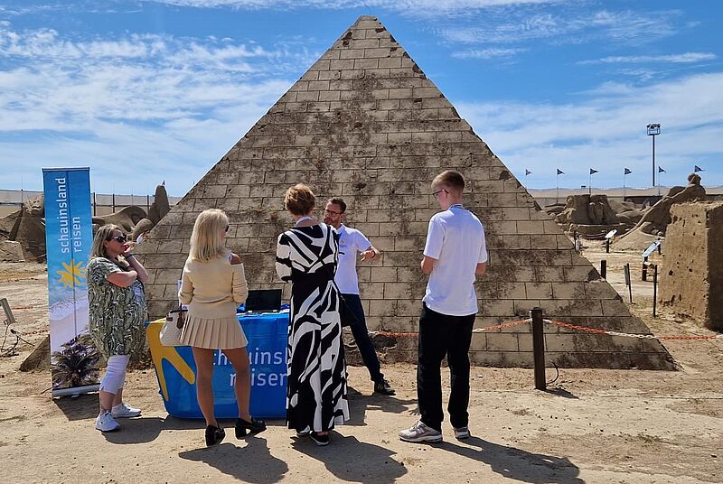 Stand von Schauinsland im „Sand Land“