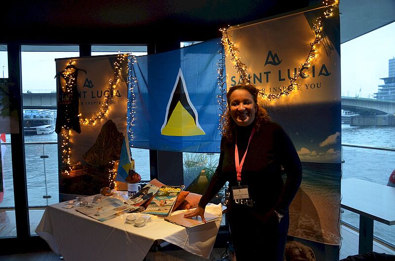 Genny Schwigon informiert über Saint Lucia