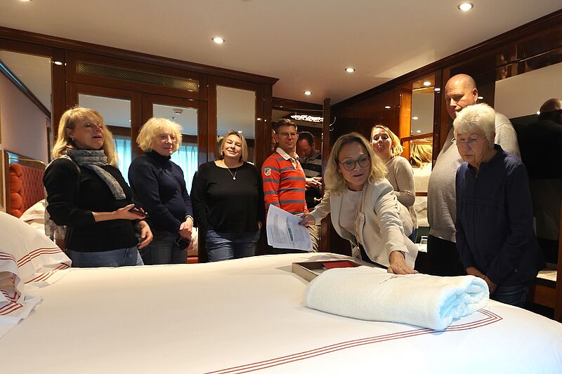 Alle Kabinen und Suiten sind unterschiedlich gestaltet